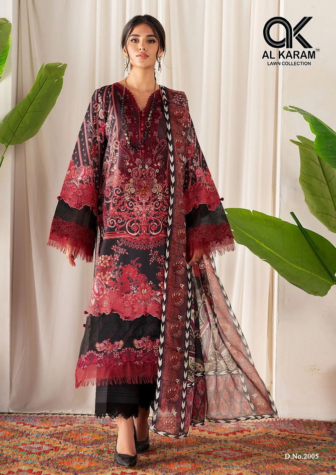 Adans Liba Vol 2 By Al Karam Karachi Cotton Dress Material Wholesale Price In Suart

